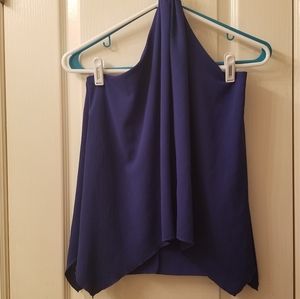 Navy blue halter top